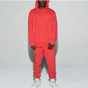 Adidas x IVY PARK Men's Crossover Solid Color Splicing Coral Hooded Sports 4X